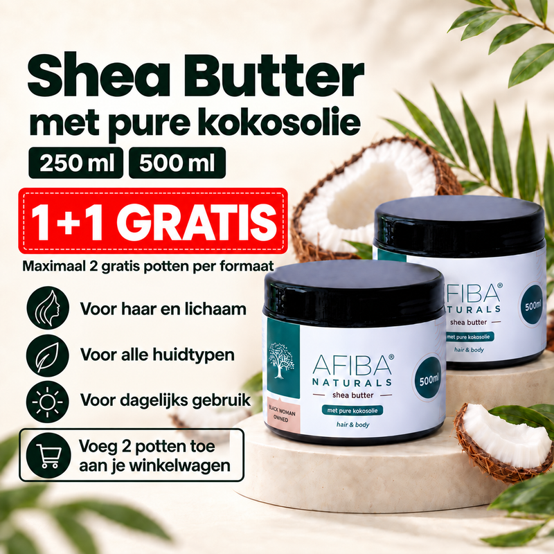 Shea Butter met Coronie Kokosolie