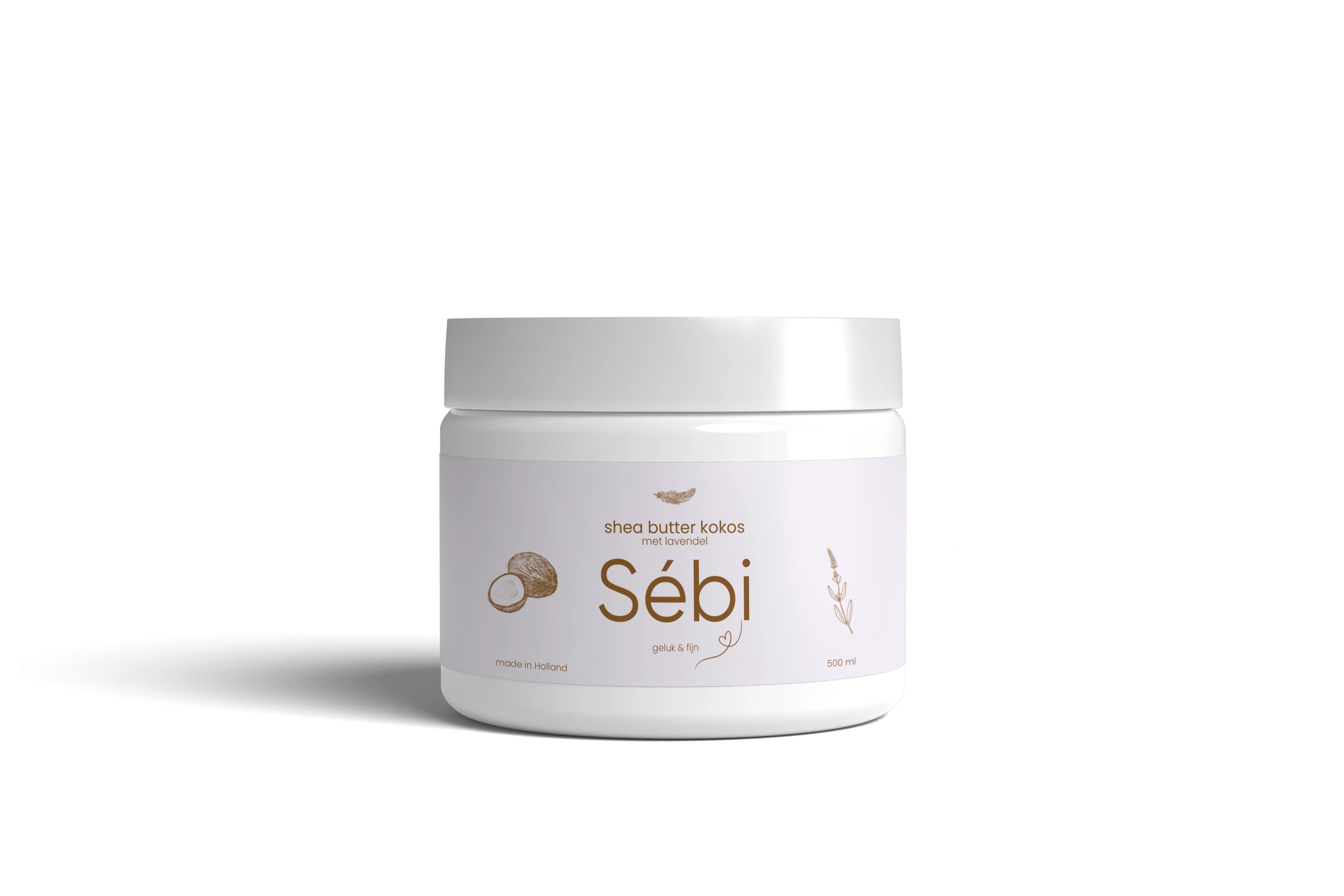 Shea Butter Lavendel met Kokosolie - PRE-SALE: levering vanaf 15 december