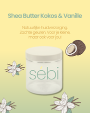 Sébi Shea Butter vanille met kokosolie *** PRE-SALE ***(levering vanaf 1 oktober)